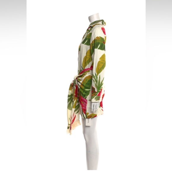 Farm Rio spring forest mini dress. size medium - Picture 5 of 7